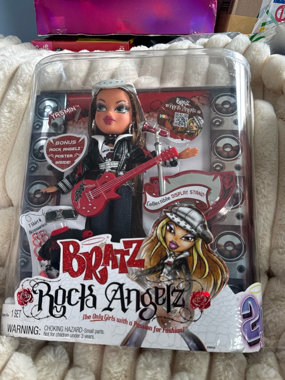 Bratz Rock Angelz Yasmin Doll - Red & Black NIB rare